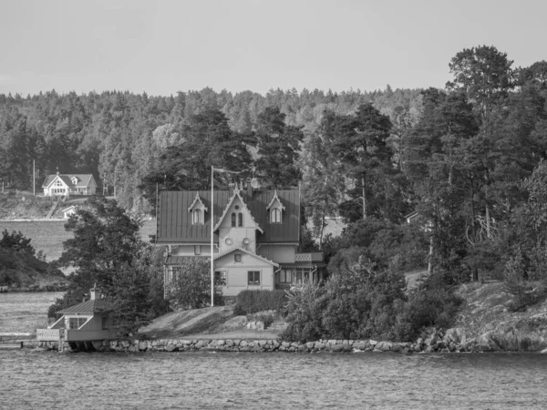 Město Stockholm Švédsku Pobaltské Moře — Stock fotografie