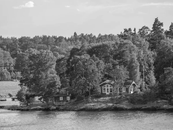 Πόλη Της Στοκχόλμης Στη Σουηδία Και Βαλτική Θάλασσα — Φωτογραφία Αρχείου