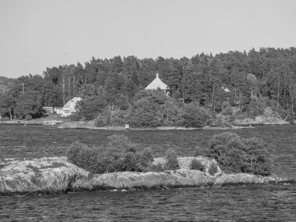 Πόλη Της Στοκχόλμης Στη Σουηδία Και Βαλτική Θάλασσα — Φωτογραφία Αρχείου