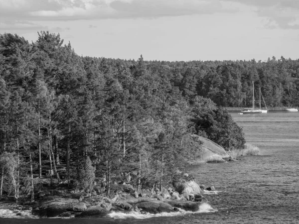 Sveç Teki Stockholm Şehri Baltık Denizi — Stok fotoğraf