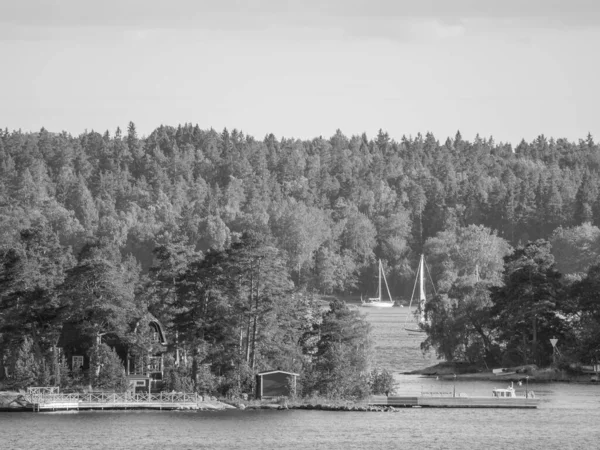 Stad Stockholm Zweden Baltische Zee — Stockfoto