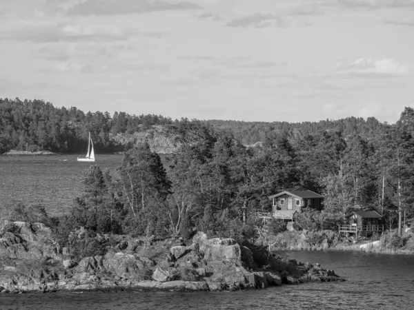 Stad Stockholm Zweden Baltische Zee — Stockfoto