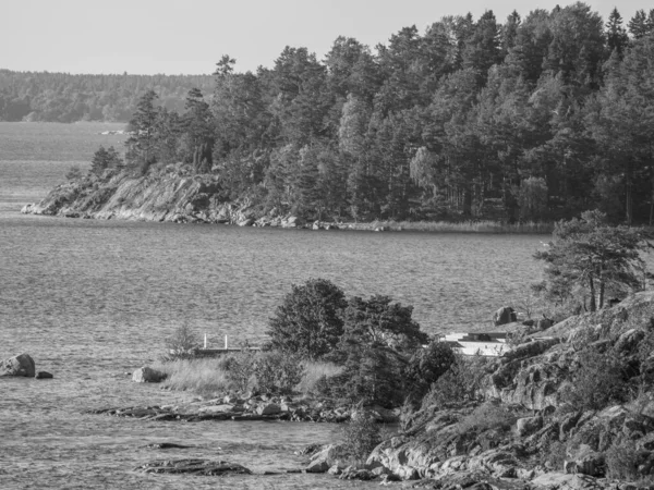 İsveç 'teki Stockholm şehri ve Baltık Denizi