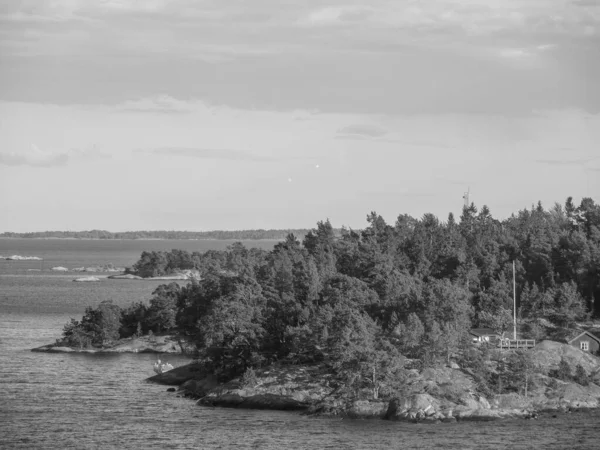 Sveç Teki Stockholm Şehri Baltık Denizi — Stok fotoğraf