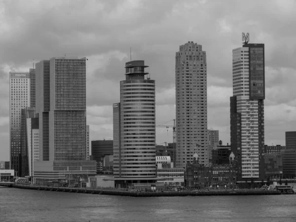Cidade Roterdão Nas Terras Baixas — Fotografia de Stock