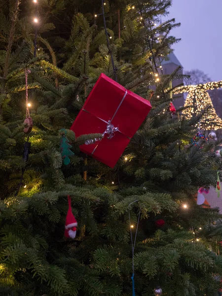 Kersttijd Duitse Stad Vreden — Stockfoto