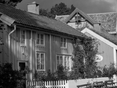 Güzel Norveç 'te gemi yolculuğu