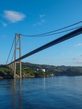 Güzel Norveç 'te gemi yolculuğu