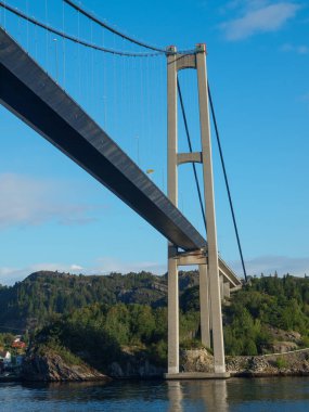 Güzel Norveç 'te gemi yolculuğu