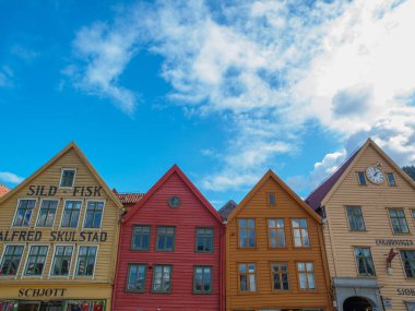 Güzel Norveç 'te gemi yolculuğu