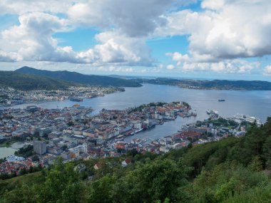 Norveç 'in Bergen kenti