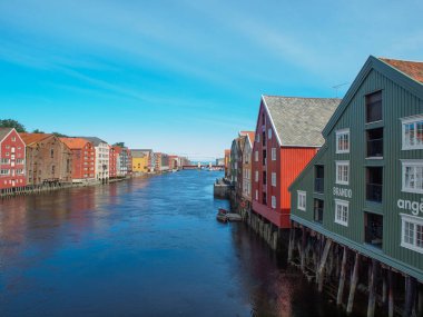 Şehir trondheim Norveç'te