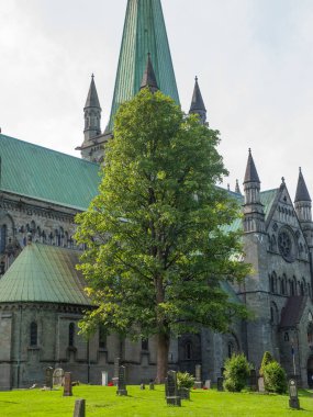 Şehir trondheim Norveç'te