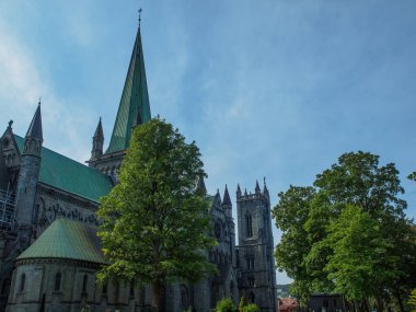 Şehir trondheim Norveç'te