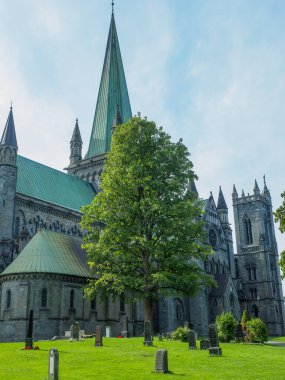 Şehir trondheim Norveç'te