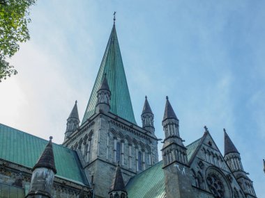 Şehir trondheim Norveç'te
