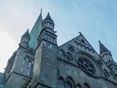 Şehir trondheim Norveç'te