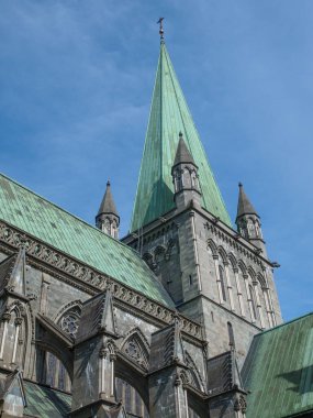 Şehir trondheim Norveç'te