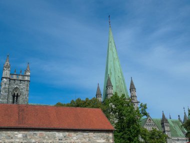 Şehir trondheim Norveç'te