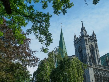 Şehir trondheim Norveç'te