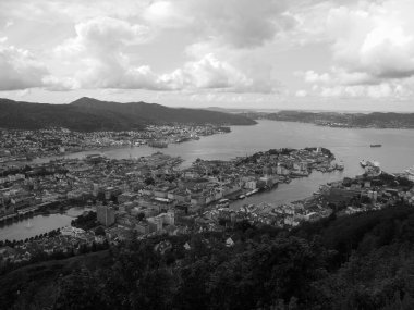 Norveç 'in Bergen kenti