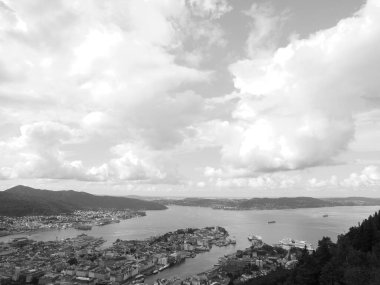 Norveç 'in Bergen kenti