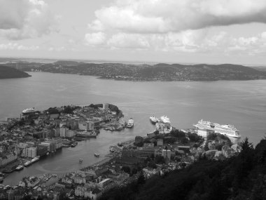 Norveç 'in Bergen kenti