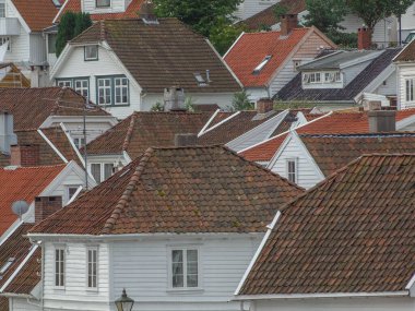 Norveç 'teki Stavanger şehri.