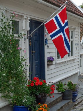 Norveç 'teki Stavanger şehri.