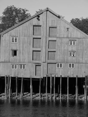 Şehir trondheim Norveç'te