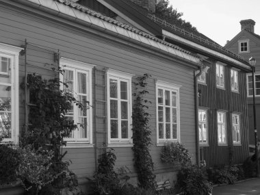 Şehir trondheim Norveç'te