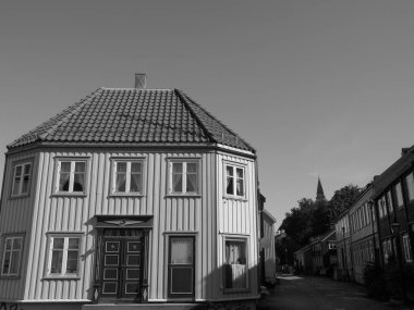 Şehir trondheim Norveç'te