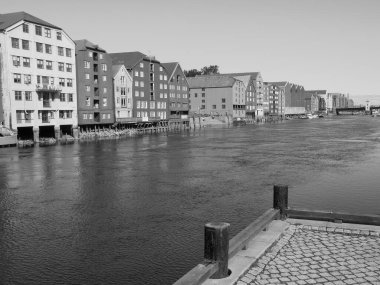 Şehir trondheim Norveç'te