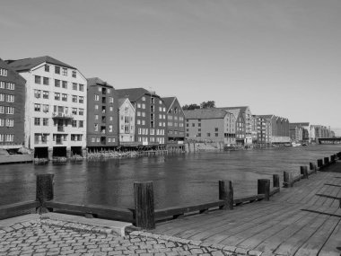 Şehir trondheim Norveç'te