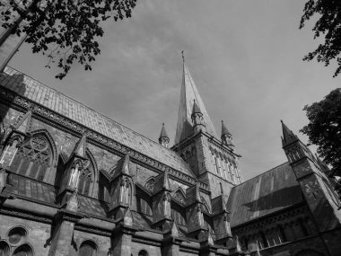 Şehir trondheim Norveç'te