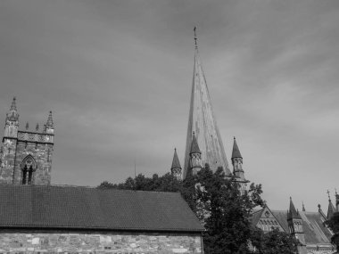 Şehir trondheim Norveç'te