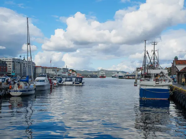 Die Stadt Bergen Norwegen — Stockfoto