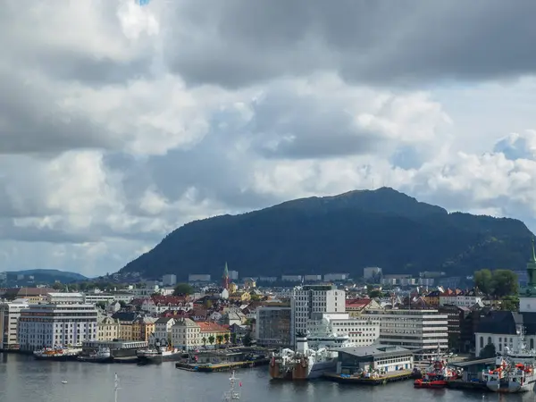 Cidade Bergen Norway — Fotografia de Stock