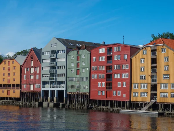Trondheim Cidade Noruega — Fotografia de Stock