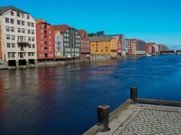 Trondheim Cidade Noruega — Fotografia de Stock