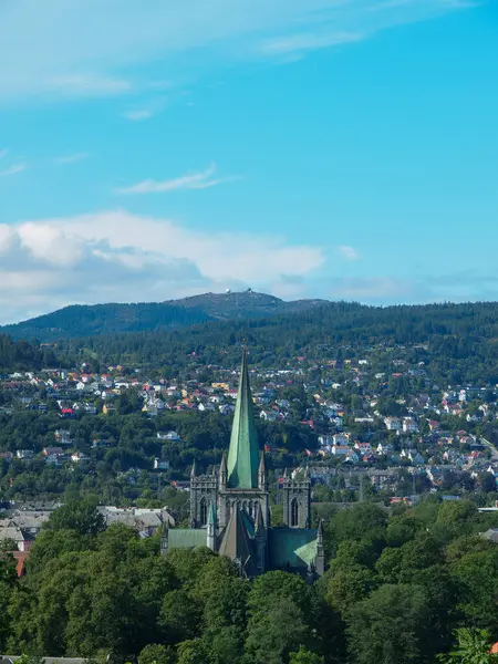 Trondheim Città Norvegia — Foto Stock