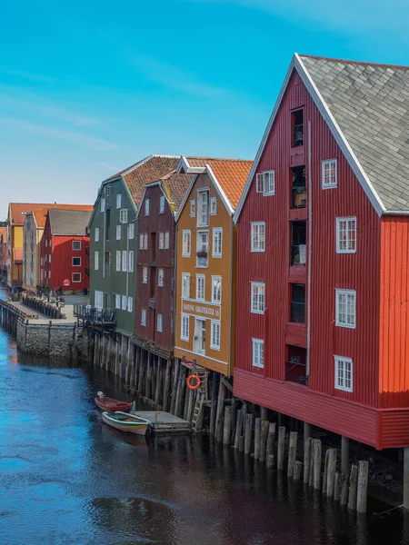 Cidade Trondheim Norway — Fotografia de Stock