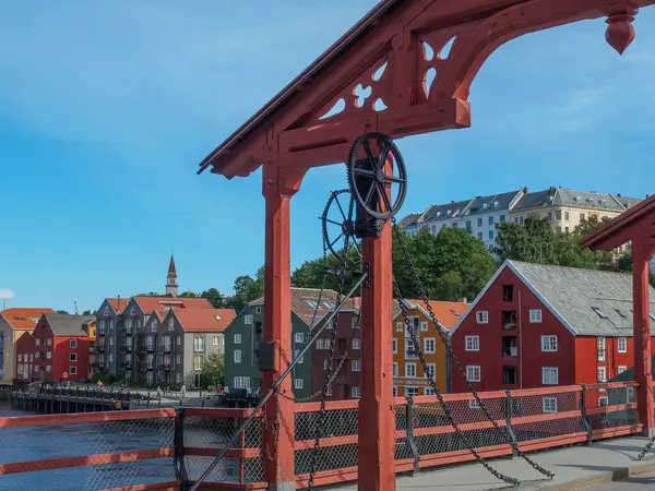 Şehir trondheim Norveç'te