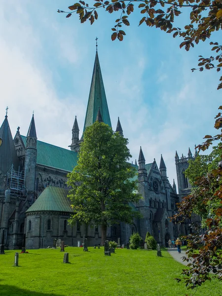 Şehir trondheim Norveç'te