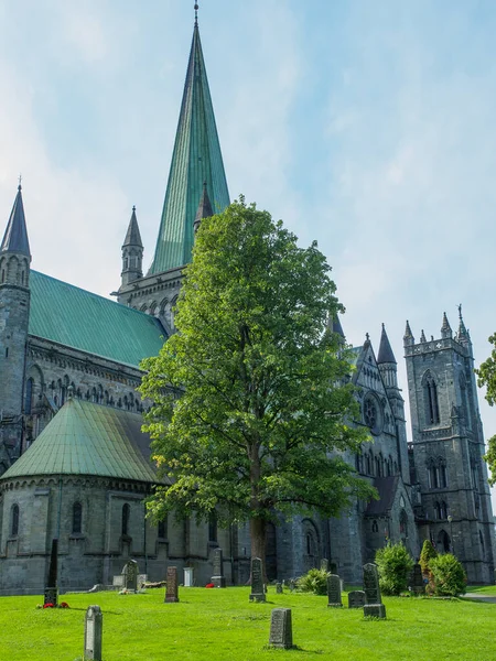 Şehir trondheim Norveç'te