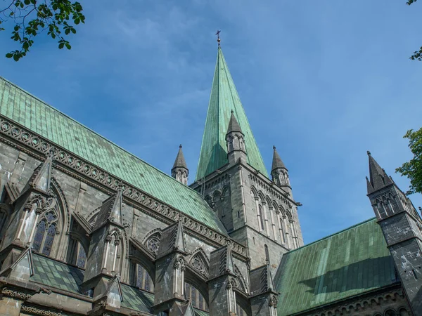 Şehir trondheim Norveç'te