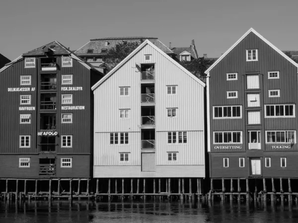 Şehir trondheim Norveç'te