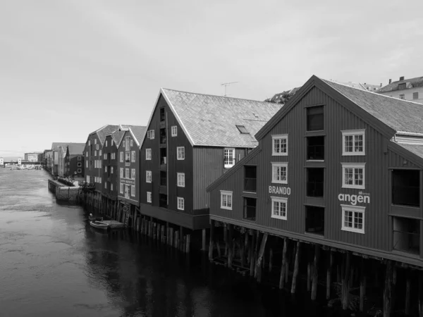 Die Stadt Trondheim Norwegen — Stockfoto
