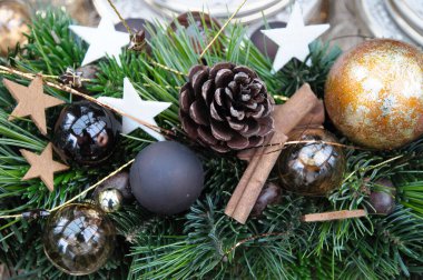 kış döneminde Bahçe 