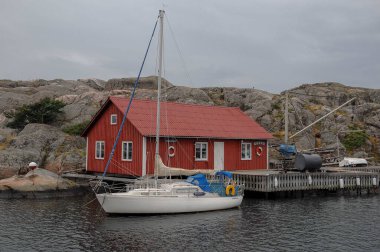skarhamm at the baltic sea in sweden